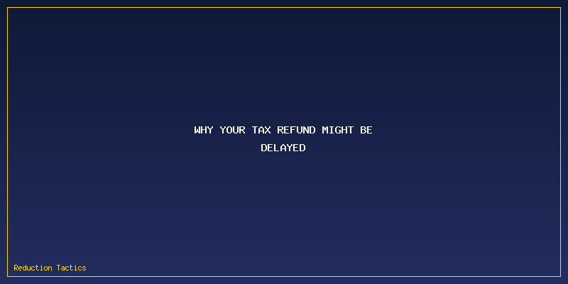 Tax Refund Delayed: Why Your Tax Refund Might Be Delayed